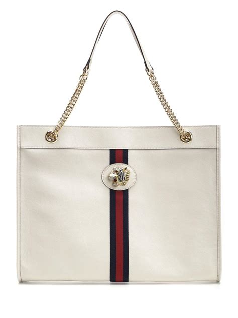 gucci rajah bag whitew|Gucci rajah tote bag.